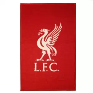 Liverpool FC Crest Scatter Rug (50cm x 80cm) (Red)