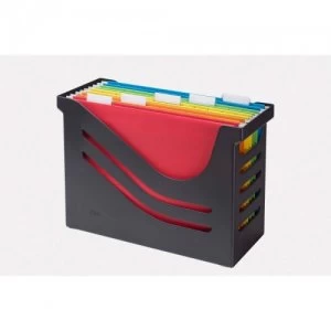 Jalema Resolution Black File Box And 5 A4 Suspension Files