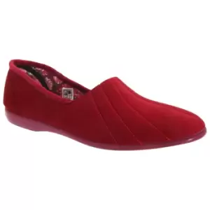GBS Audrey Ladies Slipper / Womens Slippers (6 UK) (Red)