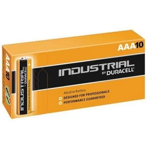 Duracell Industrial Battery Alkaline 1.5V AAA Ref 81484523 [Pack 10]