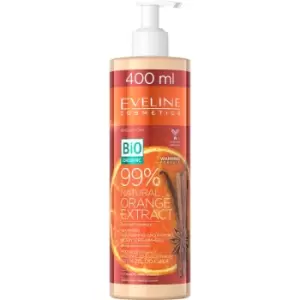 Eveline Cosmetics Bio Organic Natural Orange Extract Nourishing and Firming Body Cream with a Warming Effect 400ml