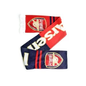 Arsenal Split Jacquard Knit Scarf