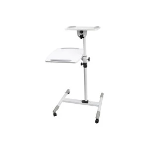 Proper Projector Trolley White for Laptops and Projectors