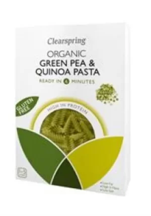 Clearspring Organic Gluten Free Green Pea & Quinoa Pasta 250g