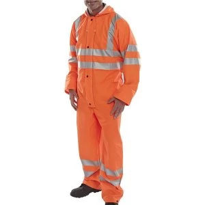 BSeen Large Breathable Protective Coverall Orange