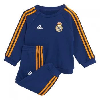 adidas Real Madrid 2 half 2 3-Stripes Baby Jogger Set Kids - Victory Blue / White / Lucky O
