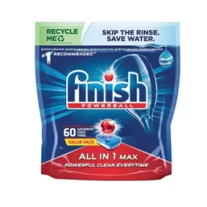 Finish All-in-One Max Original Dishwasher Tabs 60 Tabs (Pack of 4) 3206592