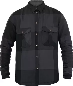 John Doe Motoshirt XTM Big Block Motorcycle Shirt, black-grey, Size 4XL, black-grey, Size 4XL