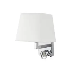 GUrkovo Sconce Wall Lamp 1 Light-Led 3W Metal Shade Chrome