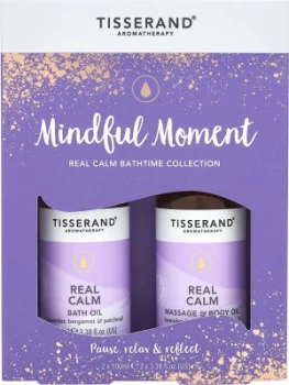 Tisserand Aromatherapy Mindful Moment Real Calm Bathtime Collection 2 x 100ml