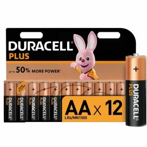 Duracell Plus Power Batteries AA 12 Pack