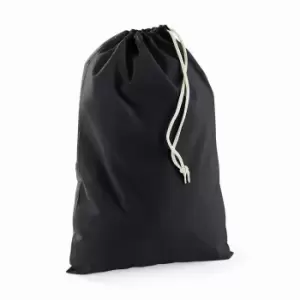 Westford Mill Cotton Stuff Bag - 0.25 To 38 Litres (XXS) (Black)