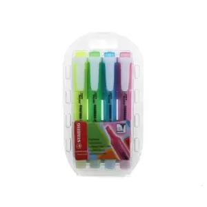 STABILO Swing Cool Highlighter Pack of 4, Assorted