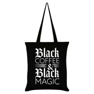 Grindstore Black Coffee & Black Magic Tote Bag (One Size) (Black)