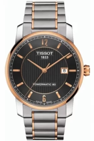 Mens Tissot Titanium Titanium Automatic Watch T0874075506700