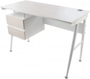 ACCORD CED-202 Desk - White & Oak, White