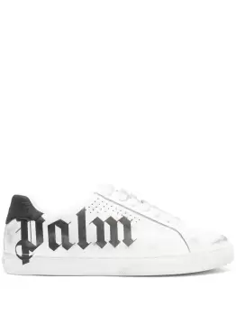 PALM ANGELS Palm 1 Sprayprint Sneakers White Black