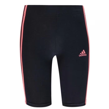 adidas Girls 3-Stripes Shorts Kids - Navy/Pink