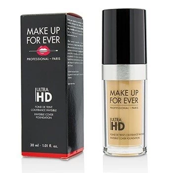 Make Up For EverUltra HD Invisible Cover Foundation - # Y255 (Sand Beige) 30ml/1.01oz