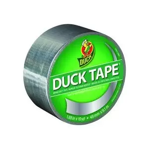 Ducktape Coloured Tape 48mmx9.1m Chrome Silver Pack of 6 280621