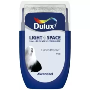 Dulux Light & Space Cotton Breeze Matt Emulsion Paint 30ml