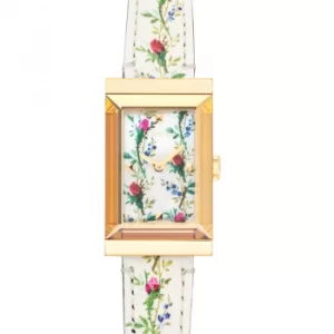 G-Frame Mother of Pearl Floral Dial Ladies Watch