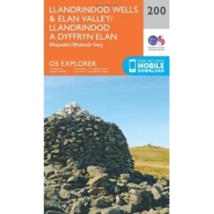 Llandrindod Wells and Elan Valley, Rhayader by Ordnance Survey (Sheet map, folded, 2015)