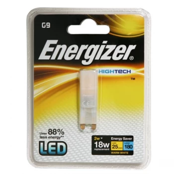 Energizer High Tech LED G9 Warm White 180lm