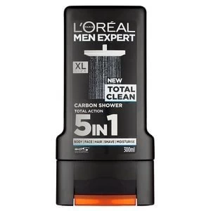 L Oreal Men Expert Total Clean Shower Gel 300ml