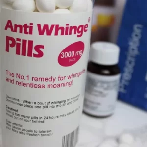 Personalised Anti Whinge Pills