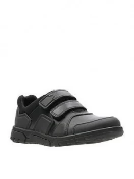 Clarks Blake Street Junior Shoes - Black, Size 1.5 Older