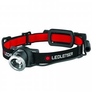 LED Lenser H8R Rechargeable LED Head Torch Black