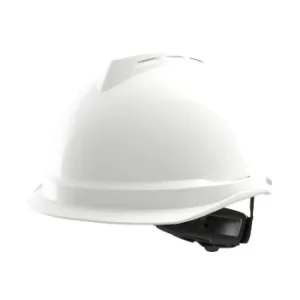 V-Gard 520 Safety Helmet with Fas-Trac III Suspension and Integrated PVC Sweatband, White