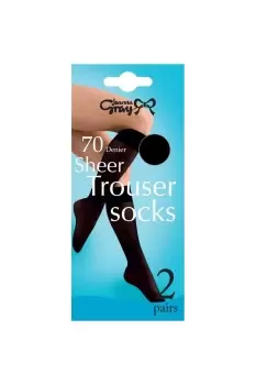 70 Denier Trouser Socks (2 Pairs)