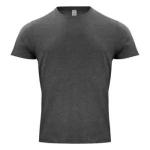 Clique Mens Classic OC T-Shirt (L) (Anthracite Melange)