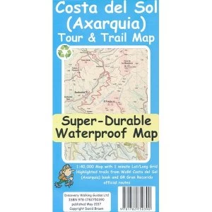 Costa del Sol (Axarquia) Tour and Trail Super-Durable Map
