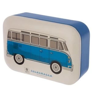 Bamboo Composite Volkswagen VW T1 Camper Bus Blue Reusable Lunch Box