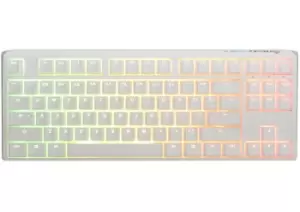 Ducky One 3 Classic Pure White TKL Gaming Tastatur RGB LED -...