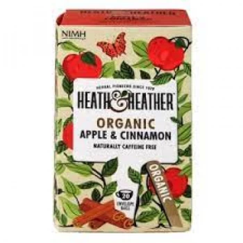 Heath & Heather Organic Apple & Cinnamon - 20bags