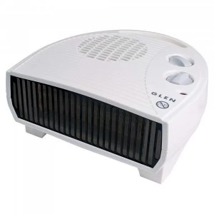 GF20TSN 2000W Power Flat Fan Heater - White