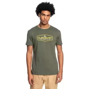 Quiksilver Logo T Shirt Mens - Green