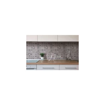 3D Spiro Mosaic Tile Sheet 300mm x 300mm - Grey/Black - Mosaic Warehouse