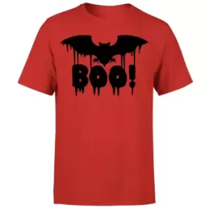 Boo Bat T-Shirt - Red - M
