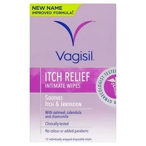 Vagisil Itch Relief Wipes x12