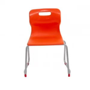 TC Office Titan Skid Base Chair Size 4, Orange