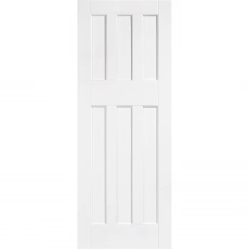 60's Style - White Primed Internal Door - 1981 x 762 x 35mm