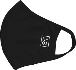 NEQI Re-Useable Face Mask - Black - L (Pack of 3)