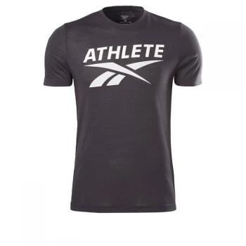 Reebok Athlete Vector Graphic T-Shirt Mens - Black