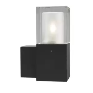 Arendal Outdoor 1 Light Wall Light, Black, IP65, E27