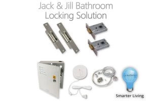 Jack and Jill Bathroom Locking System